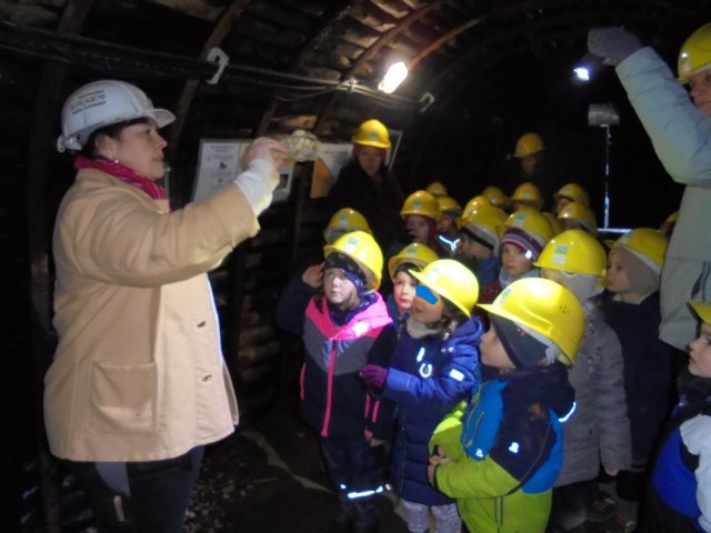 Besuch im Bergwerk