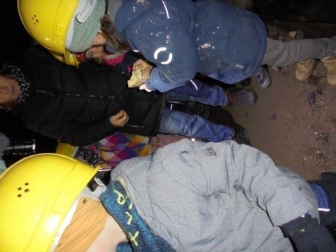 Besuch im Bergwerk
