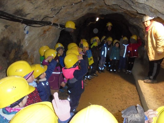 Besuch im Bergwerk