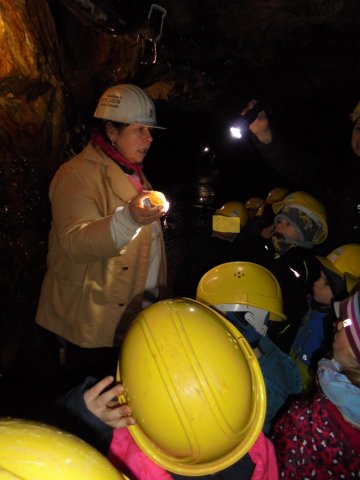 Besuch im Bergwerk