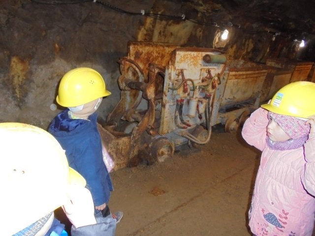 Besuch im Bergwerk